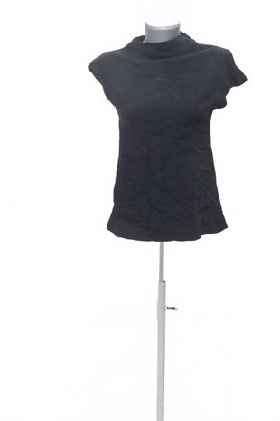 Damen -T-ShirtZaraohne Aufdruck,farbeschwarz,größeXS