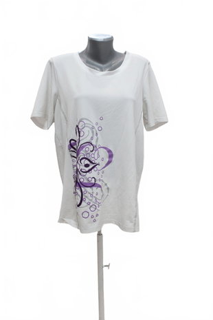 Damen -T-ShirtCrivitmit Aufdruck,farbegemustert,größeL