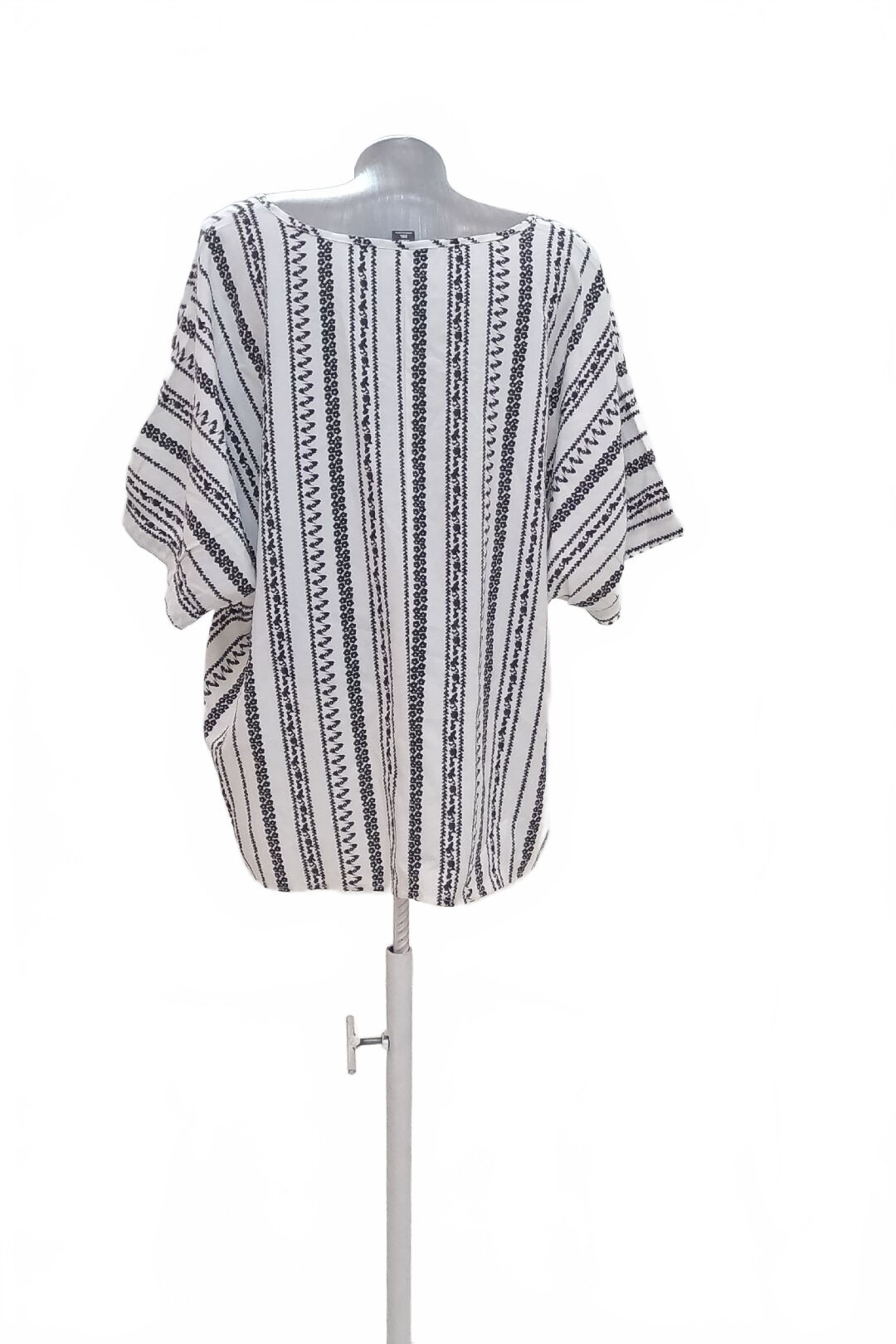 Damen -T-ShirtSheinohne Aufdruck,farbegemustert,größe2XL