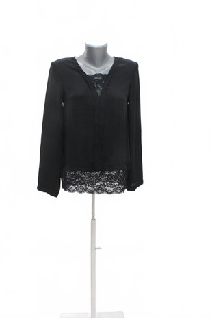 Damen -T-ShirtZaraohne Aufdruck,farbeschwarz,größeS