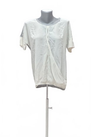 Damen -T-ShirtGasohne Aufdruck,farbemehrfarbig,größeS