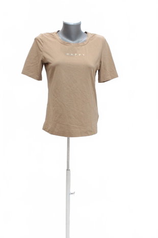 Damen -T-ShirtEver.meohne Aufdruck,farbebraun,größeXS