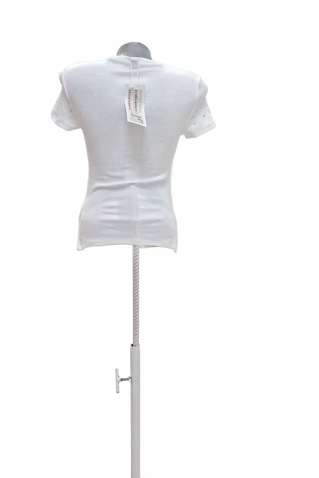 Damen -T-ShirtAmisuohne Aufdruck,farbeweiss,größeS