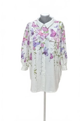 Damen bluse : Brand,Farbegeblümt,größe: size