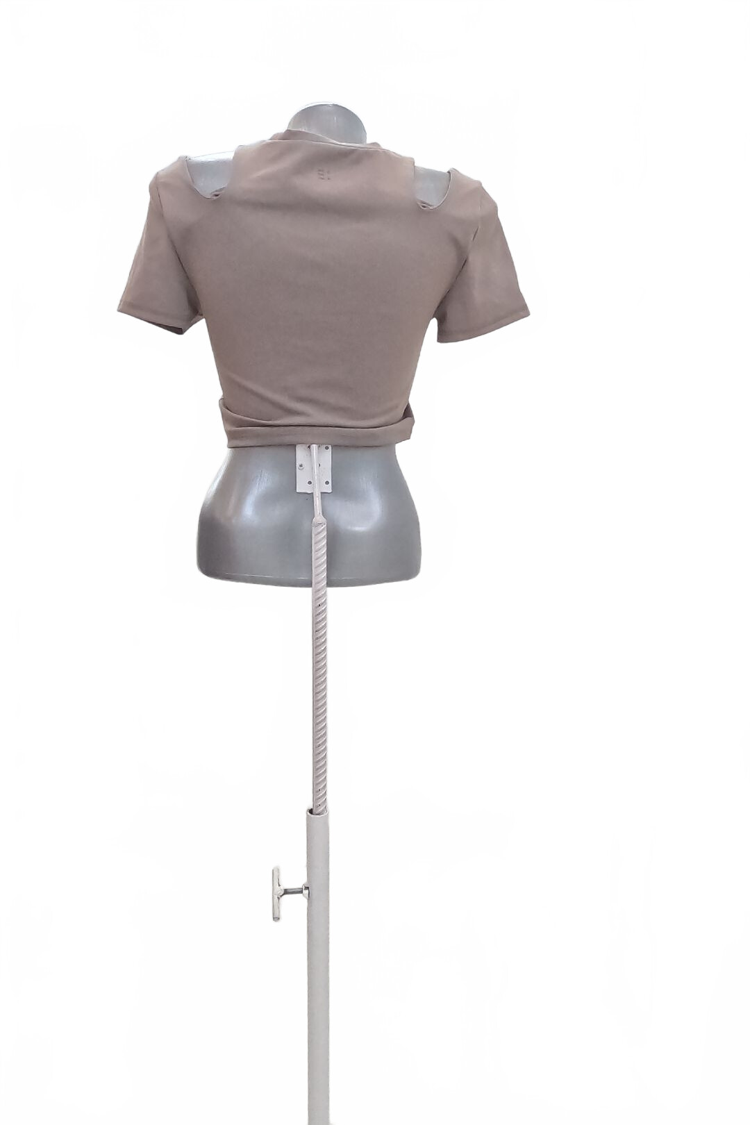 Damen -T-ShirtF&Fohne Aufdruck,farbegrau,größeS