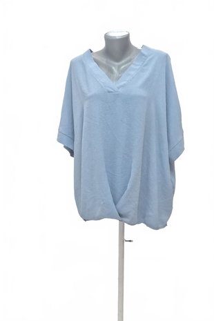 Damen -T-ShirtJaninaohne Aufdruck,farbeblau,größe48
