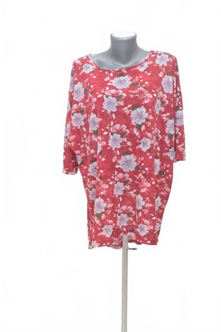 Damen -T-ShirtJaninaohne Aufdruck,farbegeblümt,größe46