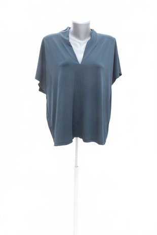 Damen -T-ShirtH&Mohne Aufdruck,farbetůrkis,größeXL