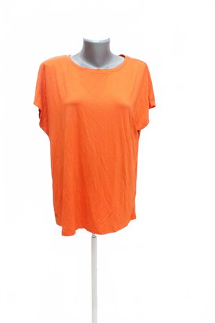 Damen -T-ShirtC&Aohne Aufdruck,farbeorange,größeL