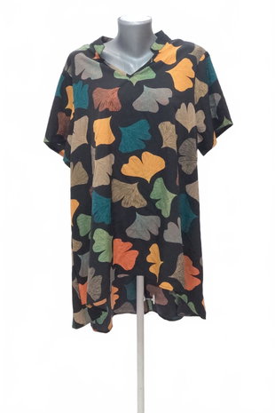 Damen -T-ShirtGenesisohne Aufdruck,farbemehrfarbig,größe2XL