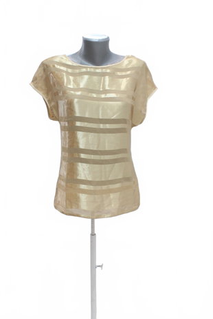 Damen -T-ShirtGenesisohne Aufdruck,farbegestreift,größeM