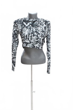 Damen -T-ShirtPrimarkohne Aufdruck,farbegemustert,größe38