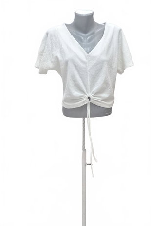 Damen -T-ShirtZaraohne Aufdruck,farbeweiss,größeS