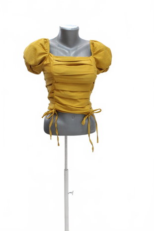 Damen -T-ShirtGenesisohne Aufdruck,farbegelb,größeS