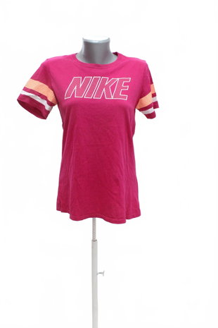 Damen -T-ShirtNikemit Aufdruck,farberute,größeM