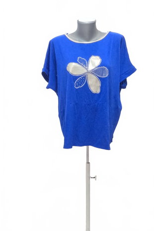Damen -T-ShirtGenesismit Aufdruck,farbeblau,größeXL