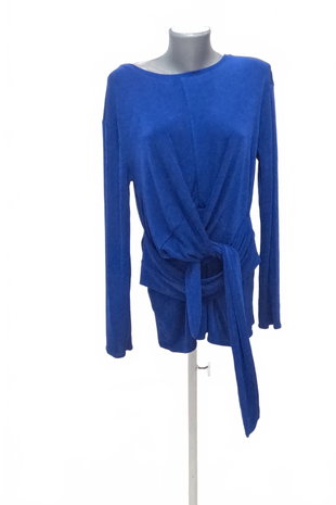 Damen -T-ShirtZaraohne Aufdruck,farbeblau,größeL