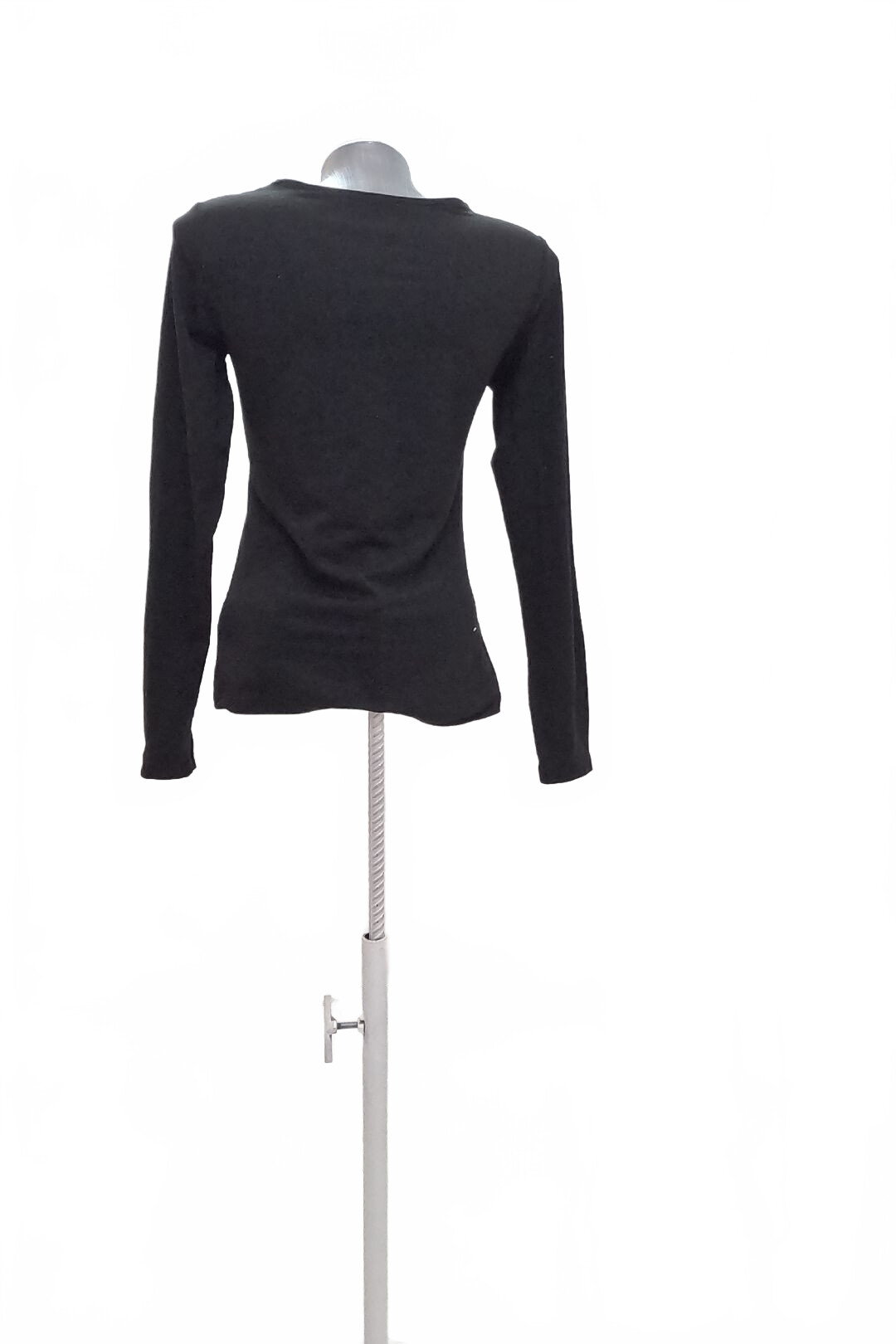 Damen -T-ShirtEsmaraohne Aufdruck,farbeschwarz,größeXS