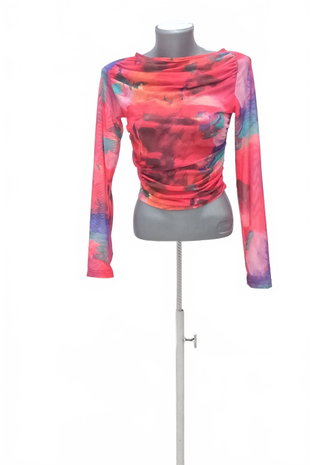 Damen -T-ShirtSheinohne Aufdruck,farbemehrfarbig,größe36