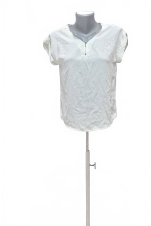 Damen -T-ShirtFisherfieldohne Aufdruck,farbeweiss,größe34