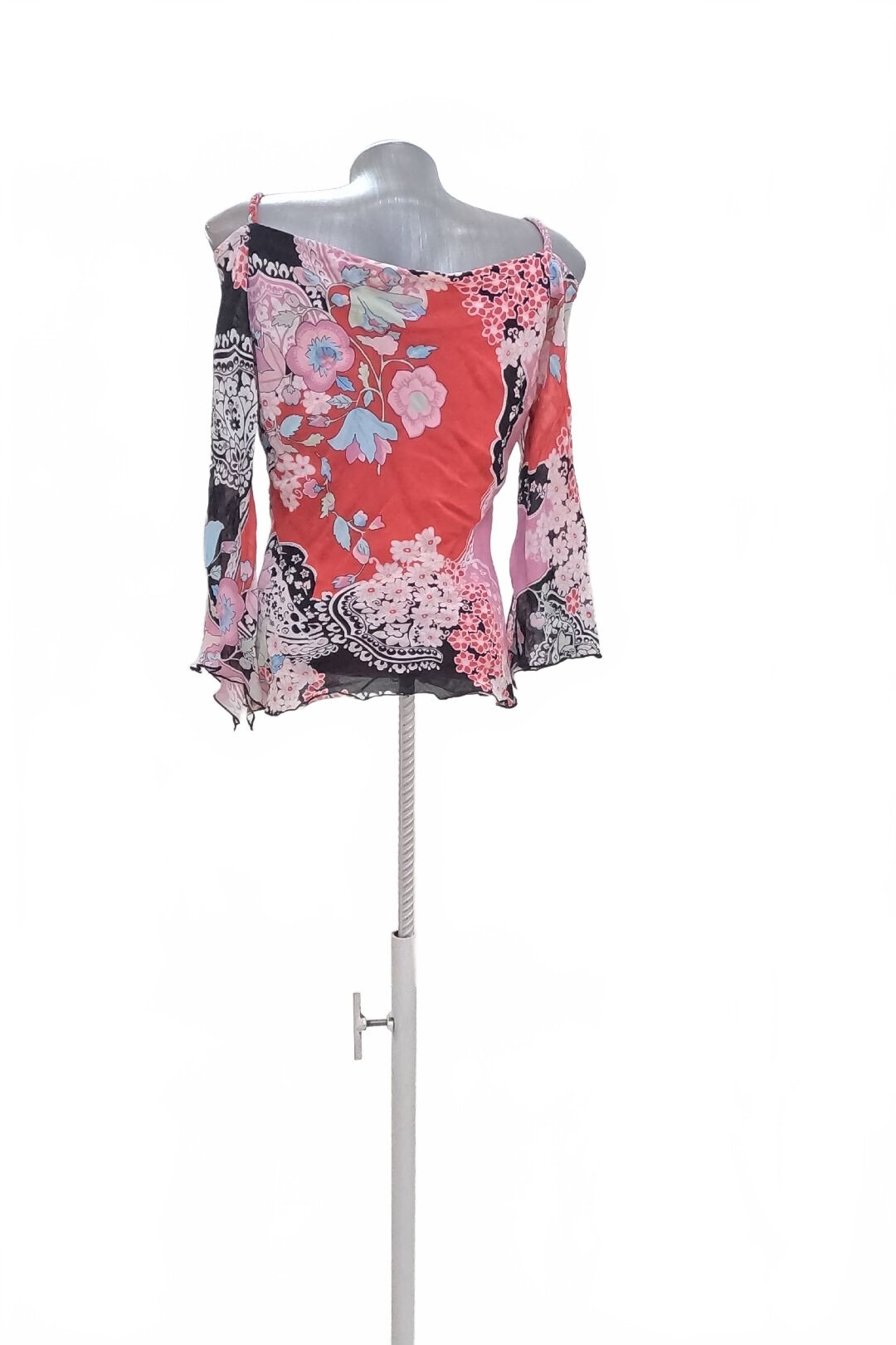 Damen -T-ShirtWallisohne Aufdruck,farbemehrfarbig,größe42