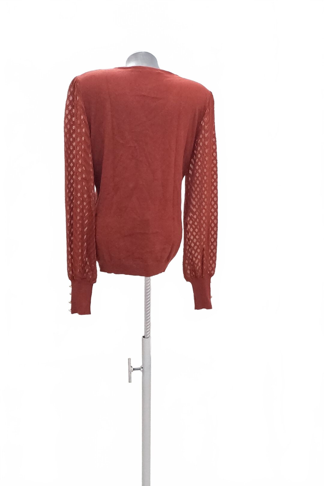 Damen -T-ShirtCamaieuohne Aufdruck,farbebraun,größeM