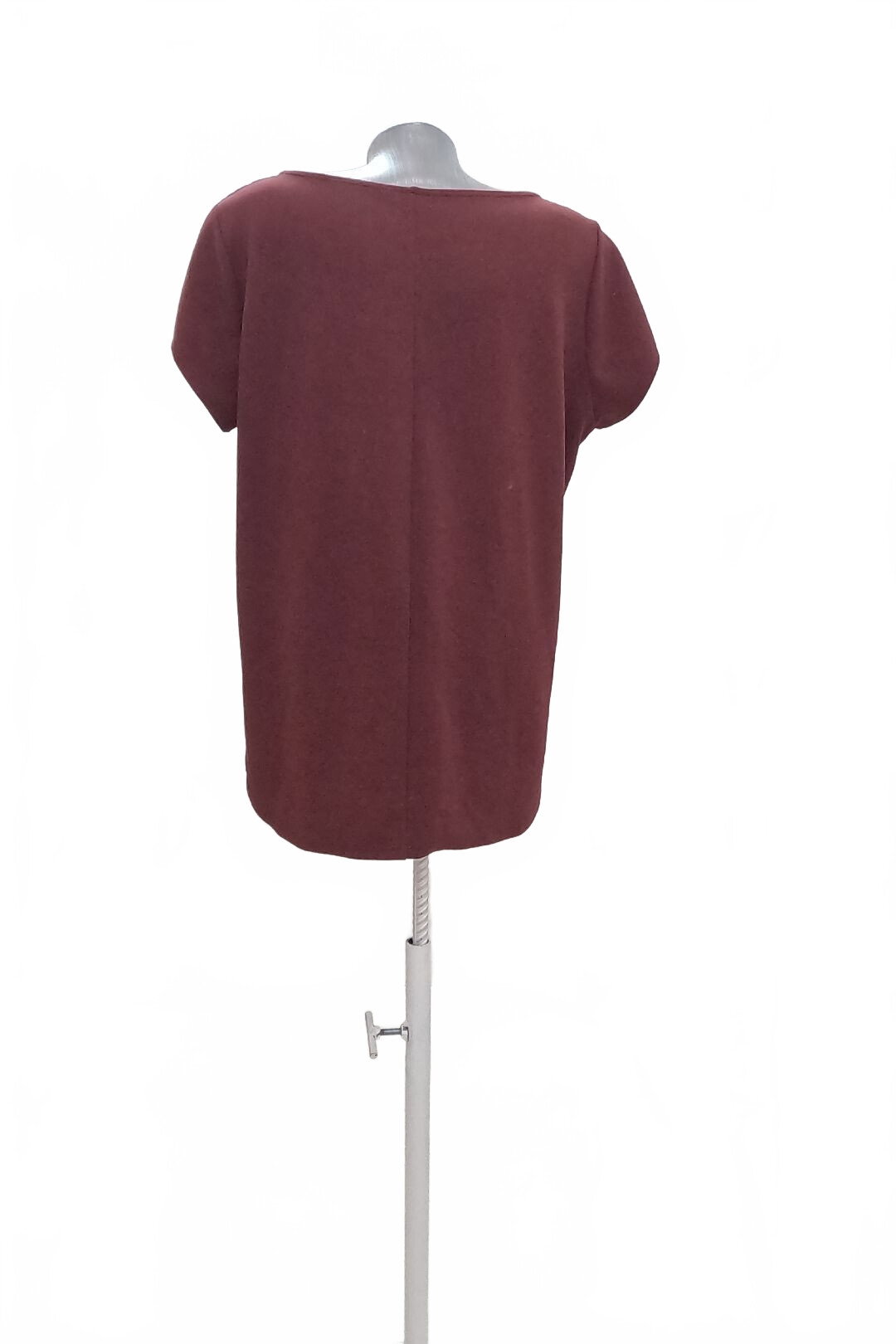 Damen -T-ShirtCamaieuohne Aufdruck,farbebordo,größeL