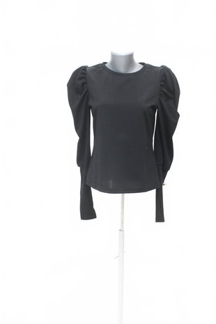 Damen -T-ShirtSheinohne Aufdruck,farbeschwarz,größeS