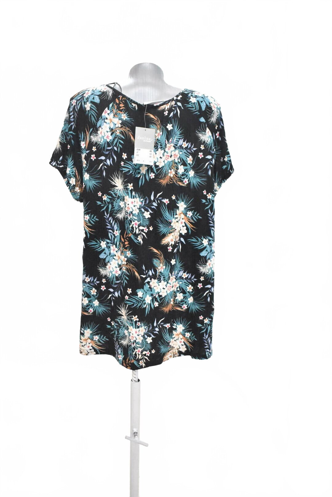 Damen -T-ShirtJaninaohne Aufdruck,farbegeblümt,größe46