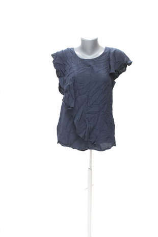 Damen -T-ShirtPromodohne Aufdruck,farbeblau,größeS