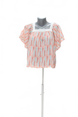Damen -T-ShirtJennyferohne Aufdruck,farbegemustert,größeS