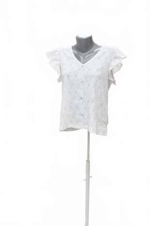 Damen -T-ShirtMohitoohne Aufdruck,farbeweiss,größeL