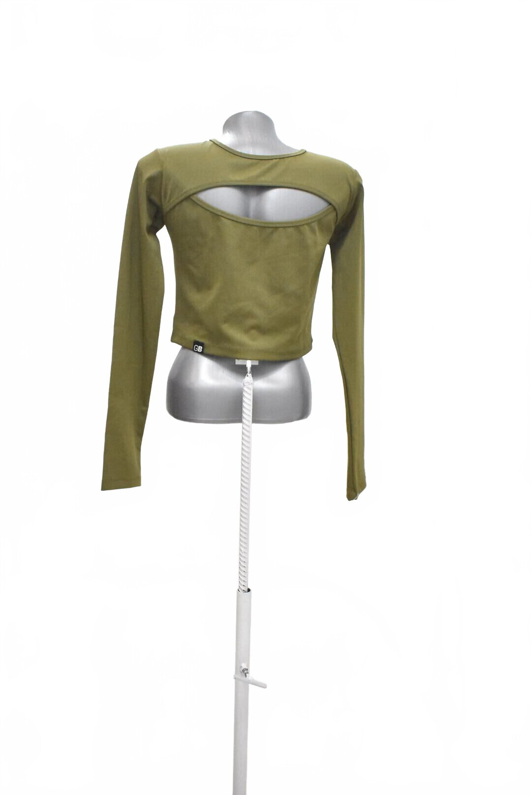 Damen -T-ShirtGymbeamohne Aufdruck,farbekhaki,größeL