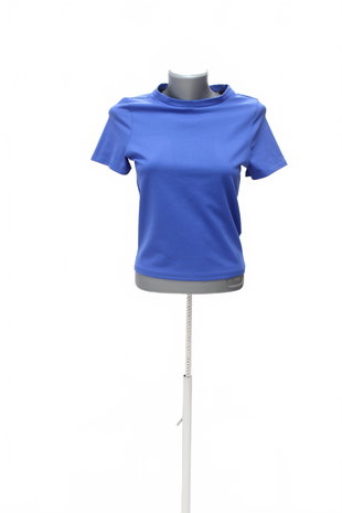 Damen -T-ShirtF&Fohne Aufdruck,farbeblau,größeS