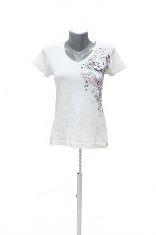 Damen -T-ShirtS.oliverohne Aufdruck,farbegemustert,größe40