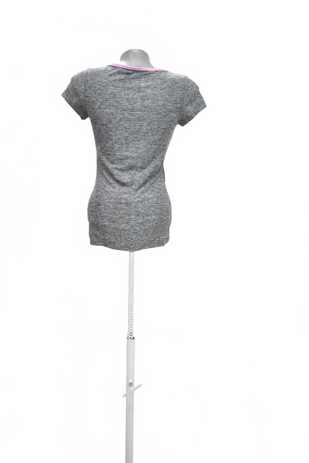Damen -T-ShirtF&Fohne Aufdruck,farbegrau,größeXS