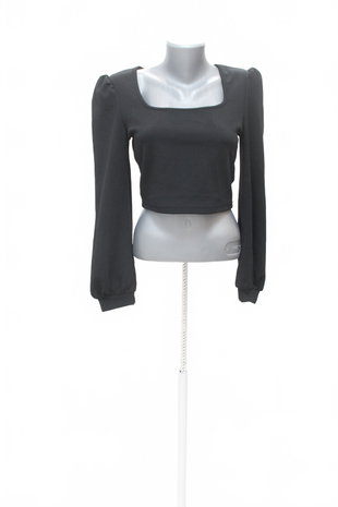 Damen -T-ShirtSheinohne Aufdruck,farbeschwarz,größe36