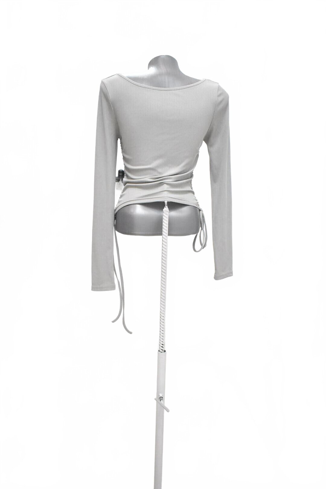 Damen -T-ShirtSheinohne Aufdruck,farbegrau,größe36