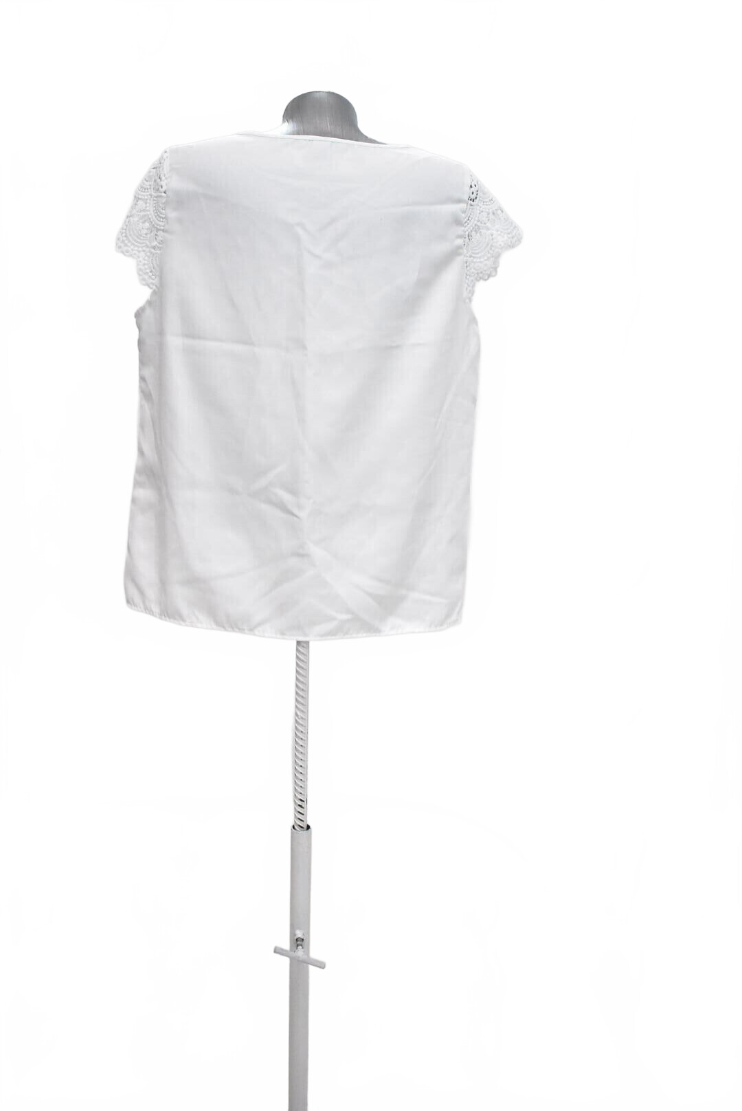 Damen -T-ShirtSheinohne Aufdruck,farbeweiss,größeXL