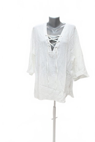 Damen -T-ShirtGenesisohne Aufdruck,farbeweiss,größeXL
