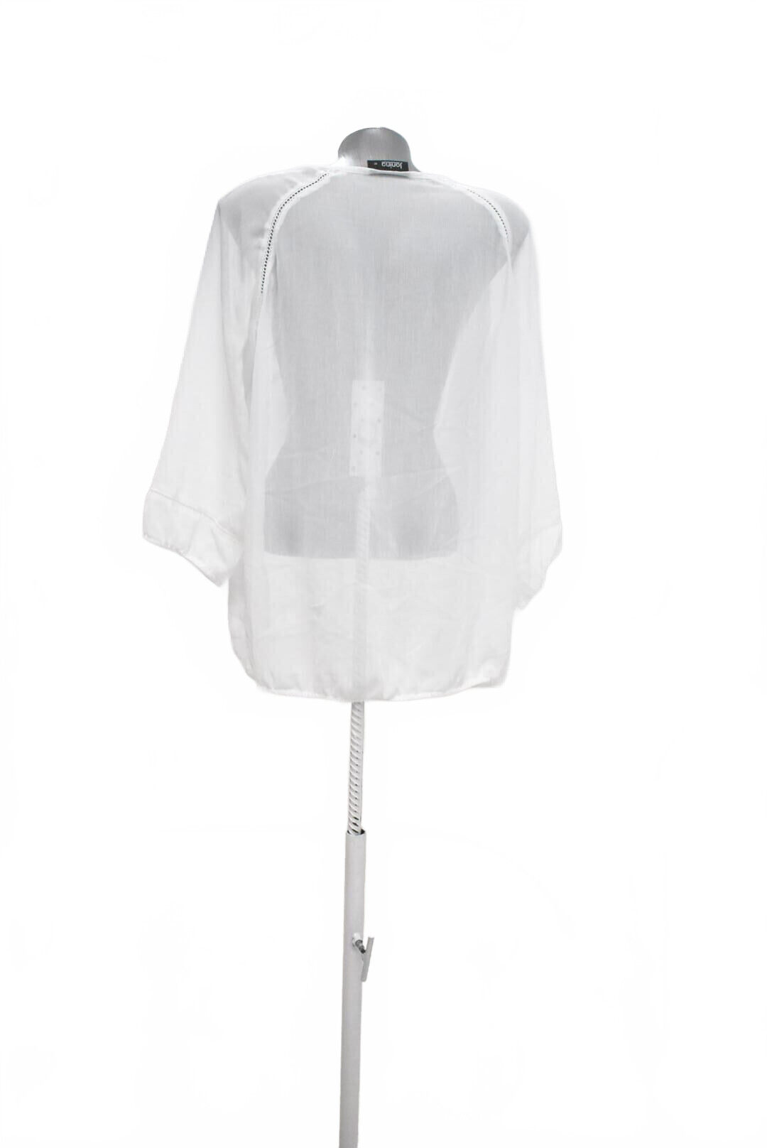 Damen -T-ShirtJaninaohne Aufdruck,farbeweiss,größe44