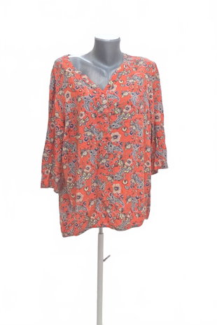Damen -T-ShirtCecilohne Aufdruck,farbegemustert,größe2XL