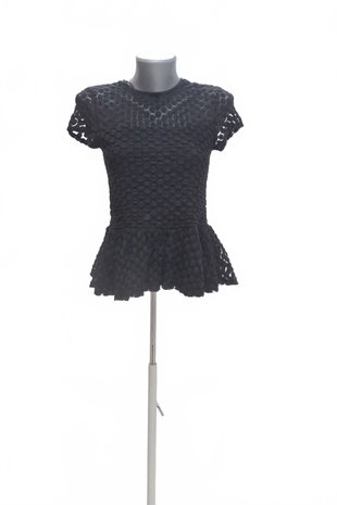 Damen -T-ShirtGeorgeohne Aufdruck,farbeschwarz,größe38