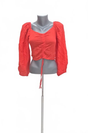 Damen -T-ShirtLindexohne Aufdruck,farberot,größeXS