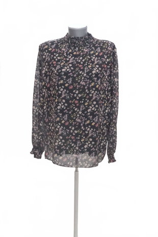 Damen -T-ShirtGenesisohne Aufdruck,farbegeblümt,größe2XL