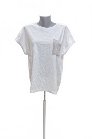 Damen -T-ShirtMohitoohne Aufdruck,farbeweiss,größeM