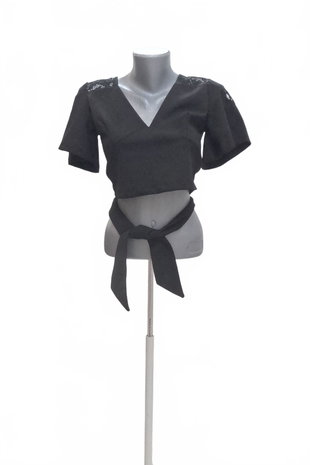 Damen -T-ShirtTerranovaohne Aufdruck,farbeschwarz,größeXS