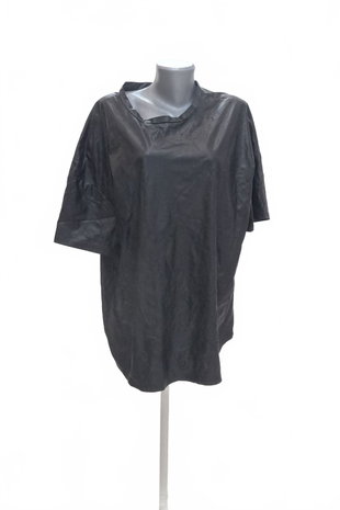 Damen -T-ShirtSheinohne Aufdruck,farbeschwarz,größeXL