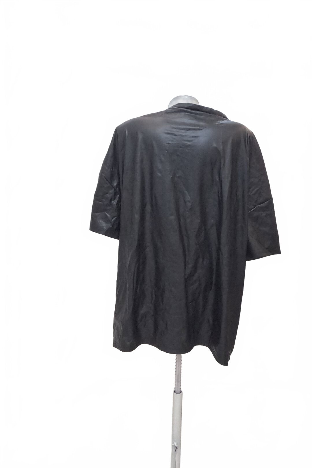 Damen -T-ShirtSheinohne Aufdruck,farbeschwarz,größeXL