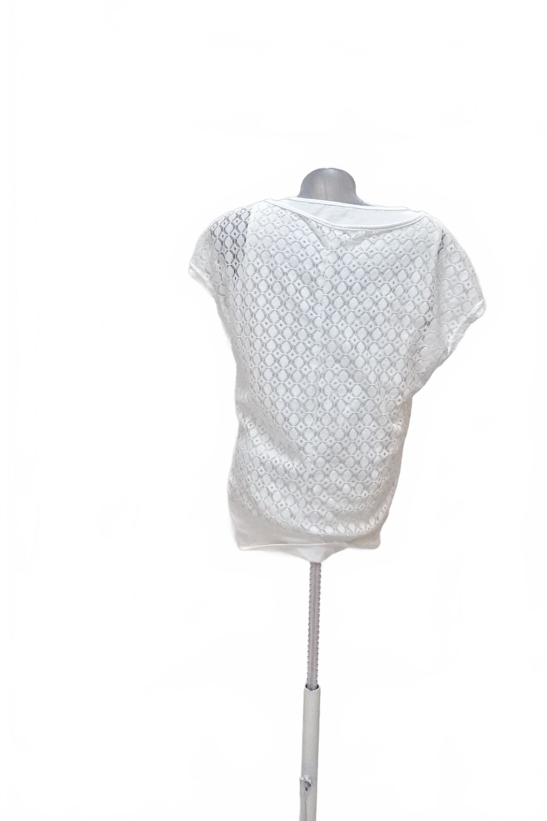 Damen -T-ShirtSheinohne Aufdruck,farbeweiss,größe38